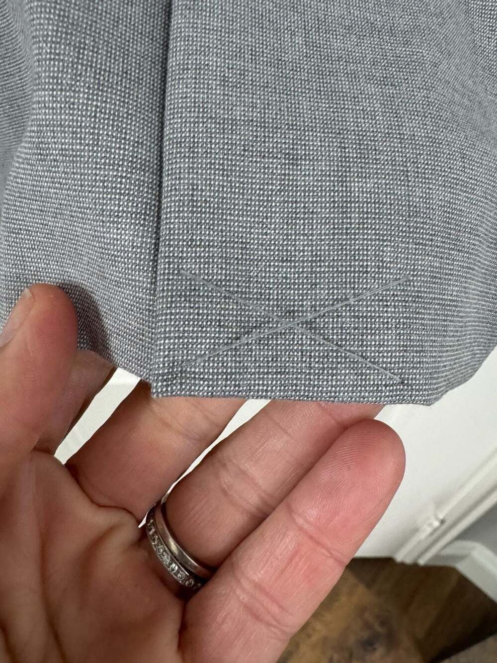 ZARA BASIC COLLECTION Grey One-Button Structured Blazer Size 4 - Picture 5 of 5